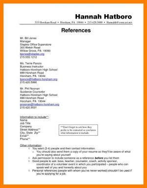 References For Resume 9 10 Resume Include References Maizchicago