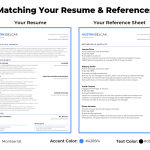 References On Resume Example Of Matching Resume And Resume References Side By Side references on resume|wikiresume.com