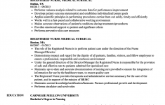 Registered Nurse Resume Registered Nurse Medical Surgical Resume Sample registered nurse resume|wikiresume.com