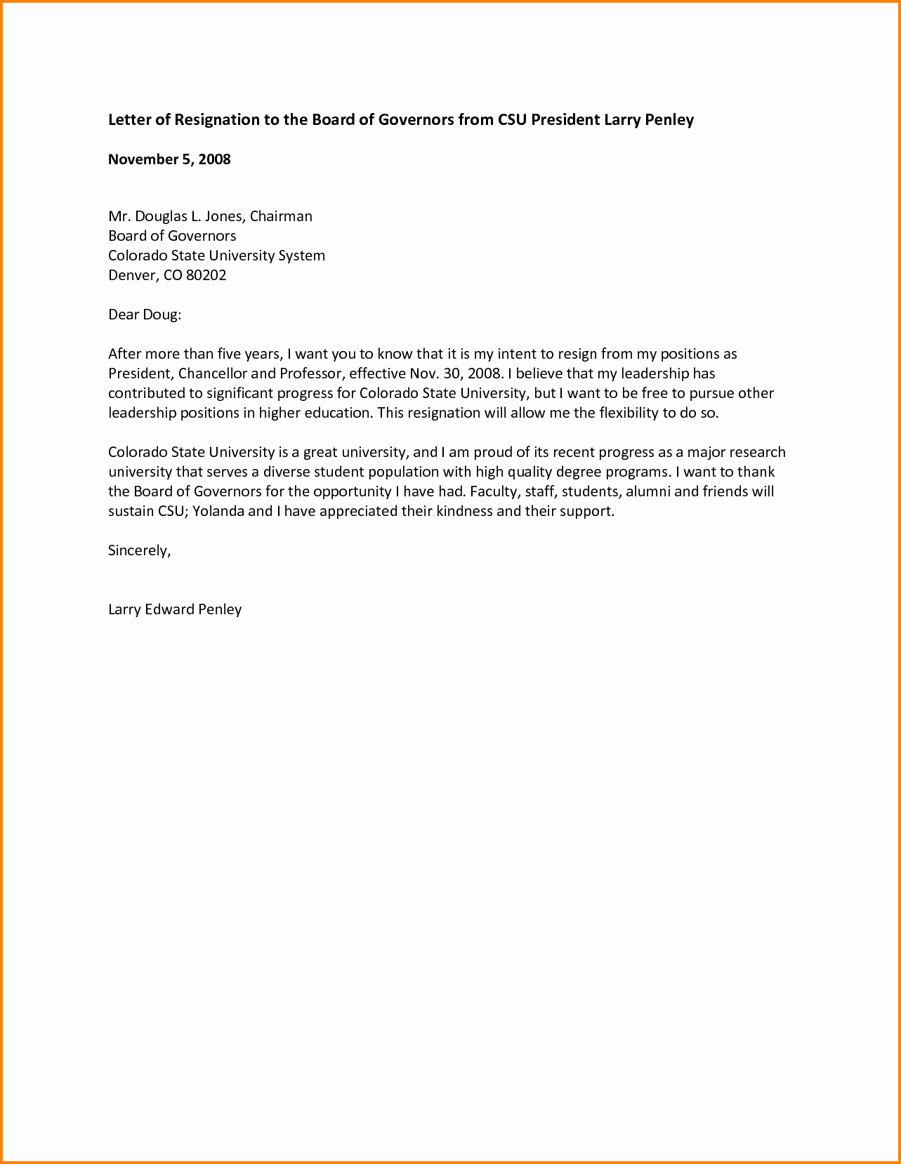 Resignation Letter Template Resignation Letter From Board Of Directors Template Samples Letter