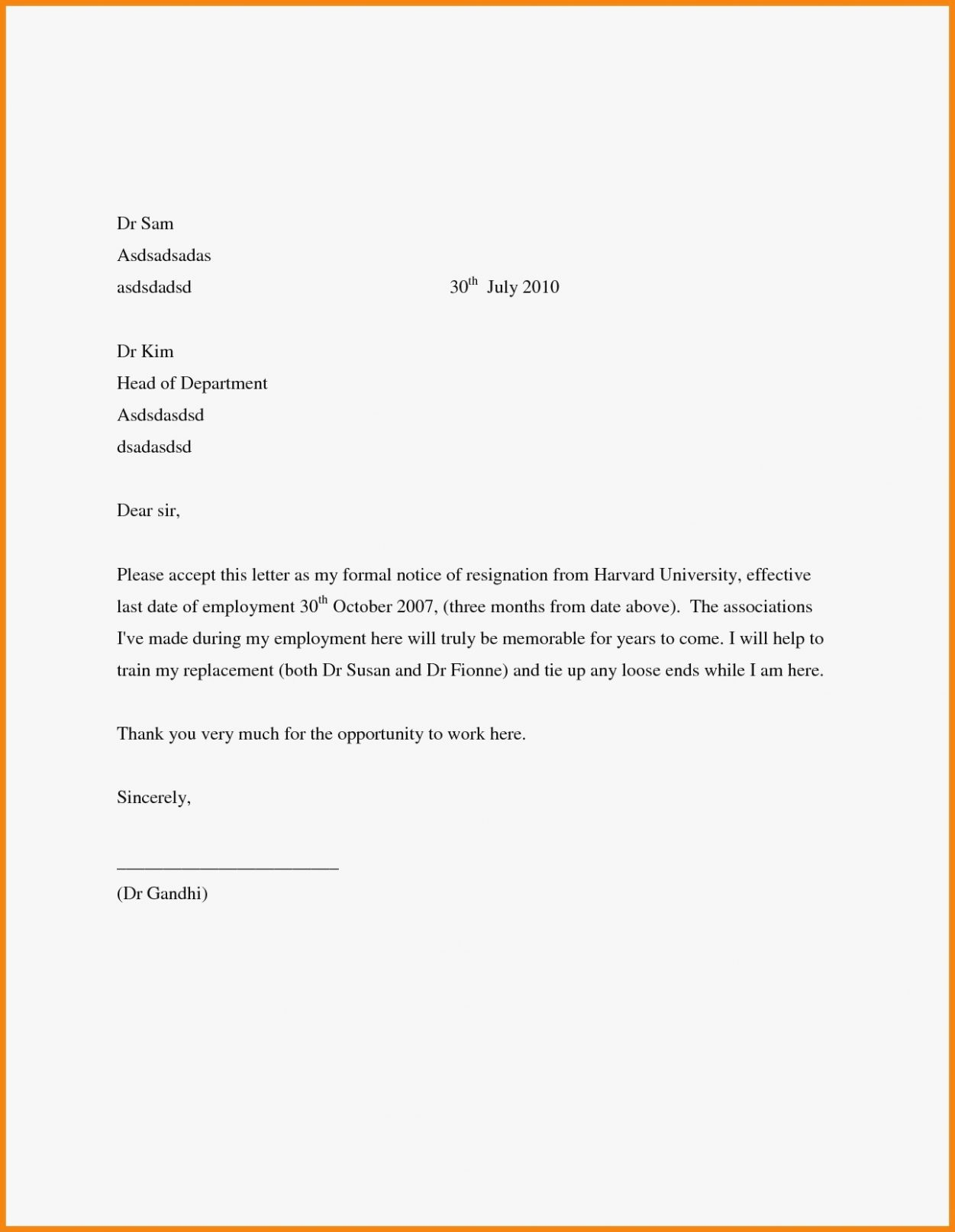 Resignation Letter Template Resignation Letter Template Bank Fresh Consent Letter Format For