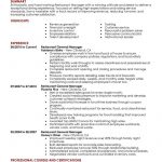 Restaurant Manager Resume Restaurant Manager Management Contemporary 5 restaurant manager resume|wikiresume.com
