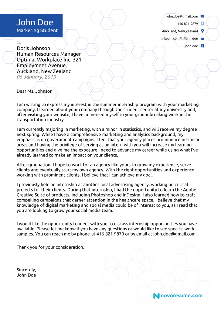 Resume Cover Letter wikiresume com - Resume Cover Letter Cover Letter Sample Example Professional 728x1030