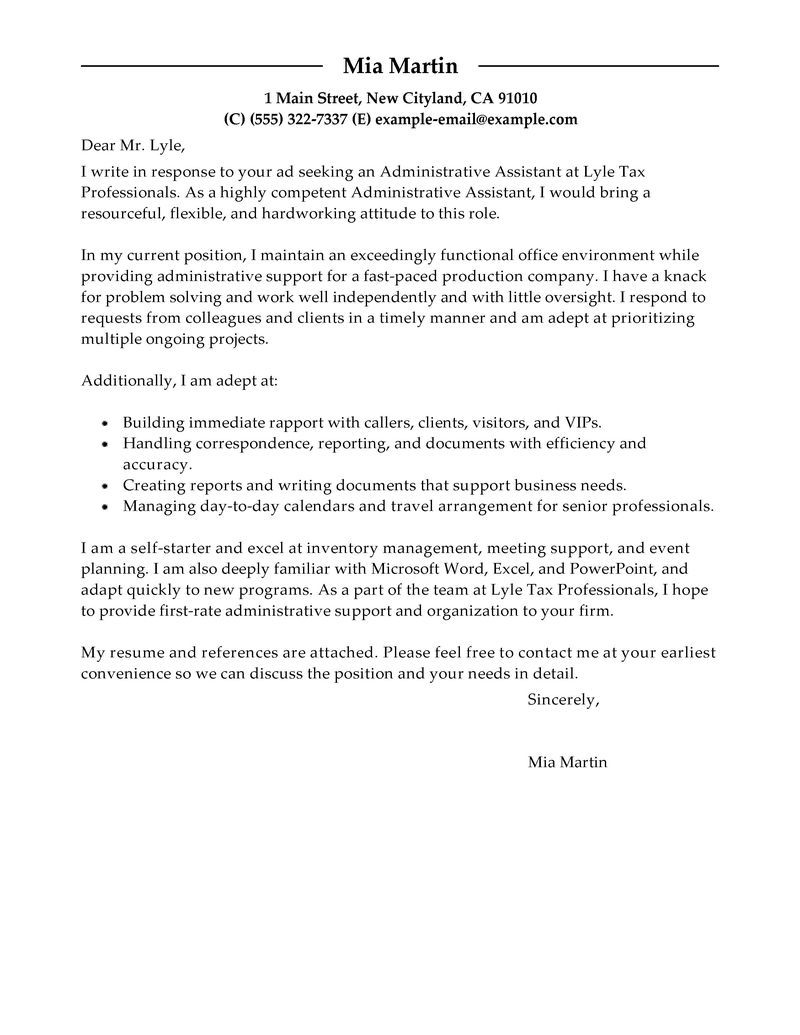 Resume Cover Letter Example Resume Cover Letter Examples 2 resume cover letter example|wikiresume.com