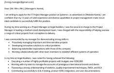 Resume Cover Letter Sample Project Manager Cover Letter Example Template resume cover letter sample|wikiresume.com