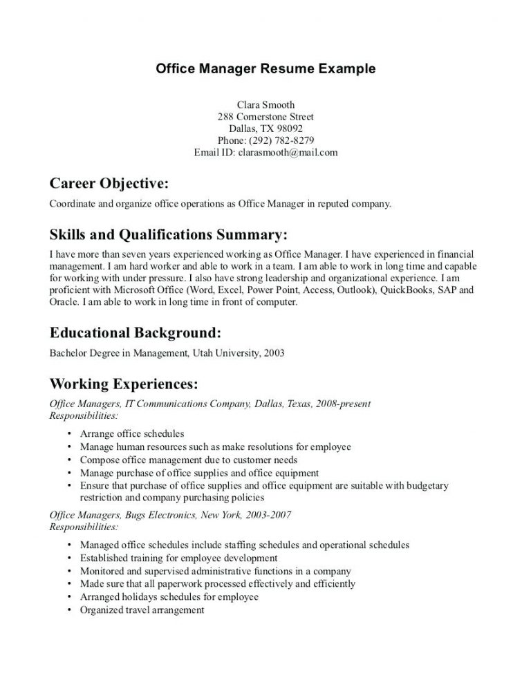 Where to find a resume examples office - wikiresume.com