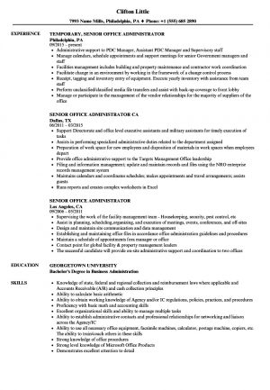 Resume Examples Office  Office Administration Resume Examples Digitalpromots