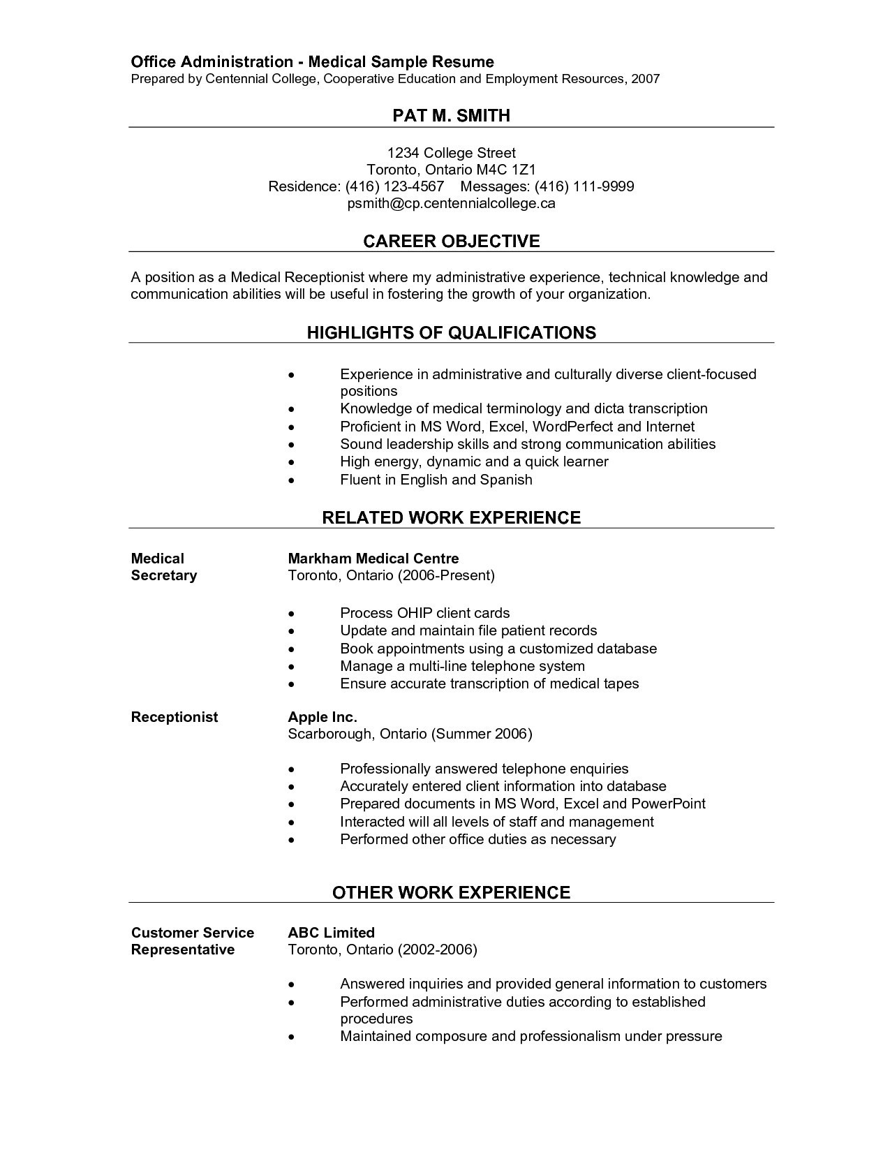 Resume Examples Office  Resume Samples Office Manager New Medical Fice Manager Resume