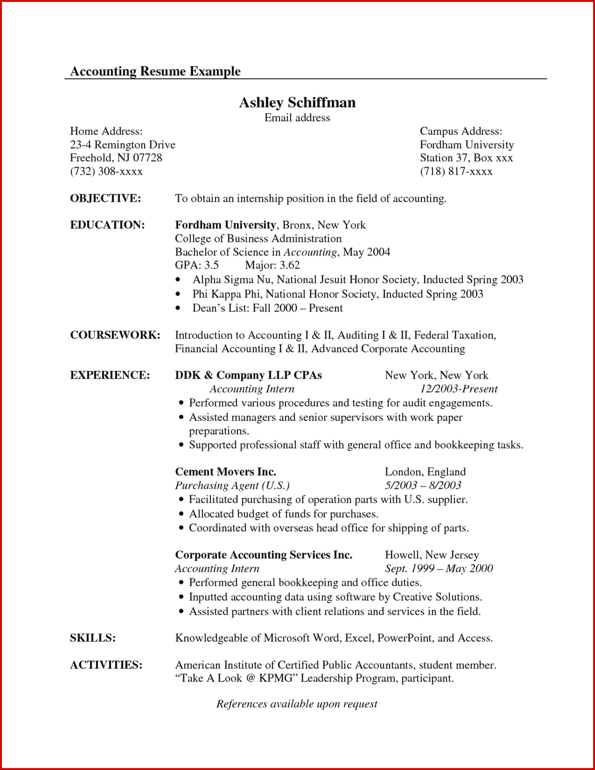 Resume Objective Example Accounting Certifications Best Of Objective Resume Samples Career 20 Accountant resume objective example|wikiresume.com