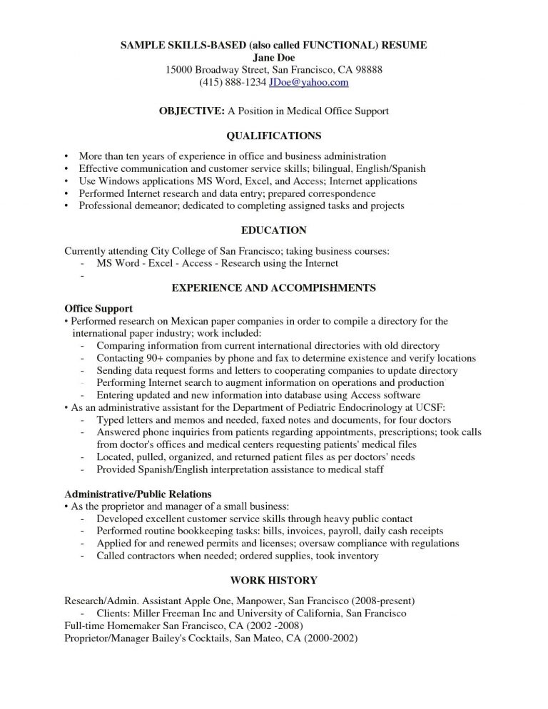 Resume Objective Example - wikiresume.com