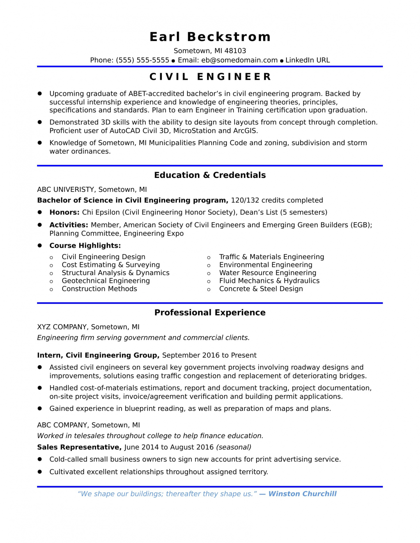 Resume Objective Example Resume Objective Example Civil Engineer Civil Engineering Resume resume objective example|wikiresume.com