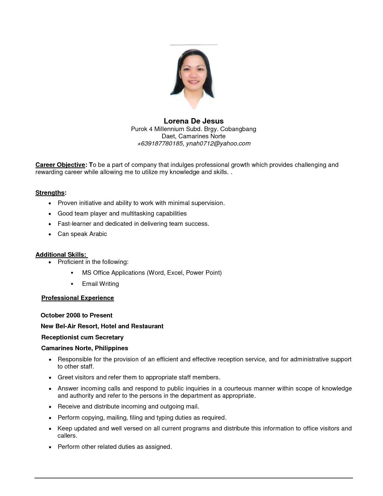 Resume Objective Examples  Job Resume Objective Examples Drupaldance E280a2 Aceeducation With
