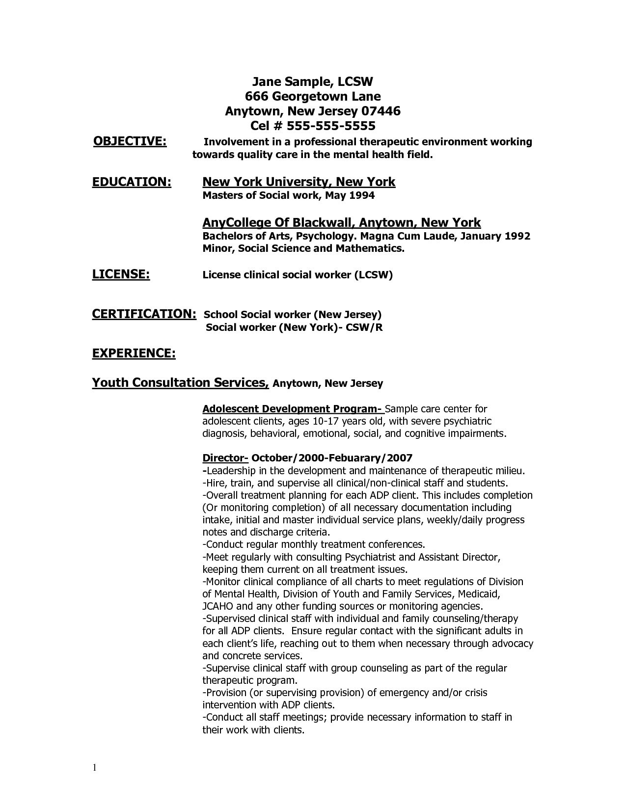 Resume Objective Examples  Psychology Resume Objective Theaileneco