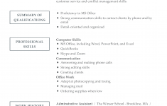 Resume Skills Examples Functional Adminstrative Assistant resume skills examples|wikiresume.com