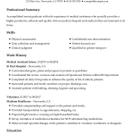 Resume Skills Examples No Experience Medical Assistant resume skills examples|wikiresume.com