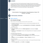 Resume Summary Example Operations Manager Resume Summary 1 resume summary example|wikiresume.com