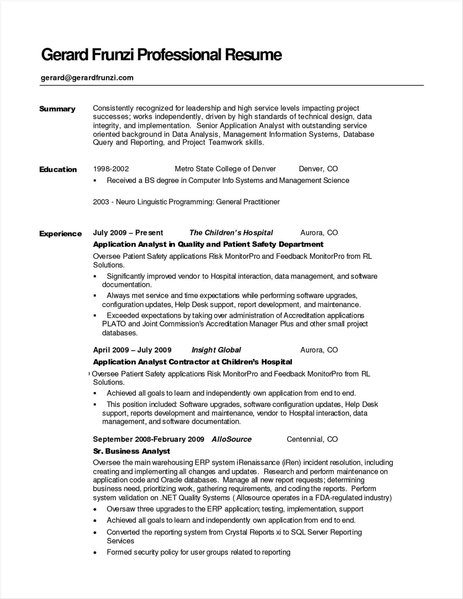 Resume Summary Examples Example Resume Summary Examples Science Of Beautiful Rhadoutorg