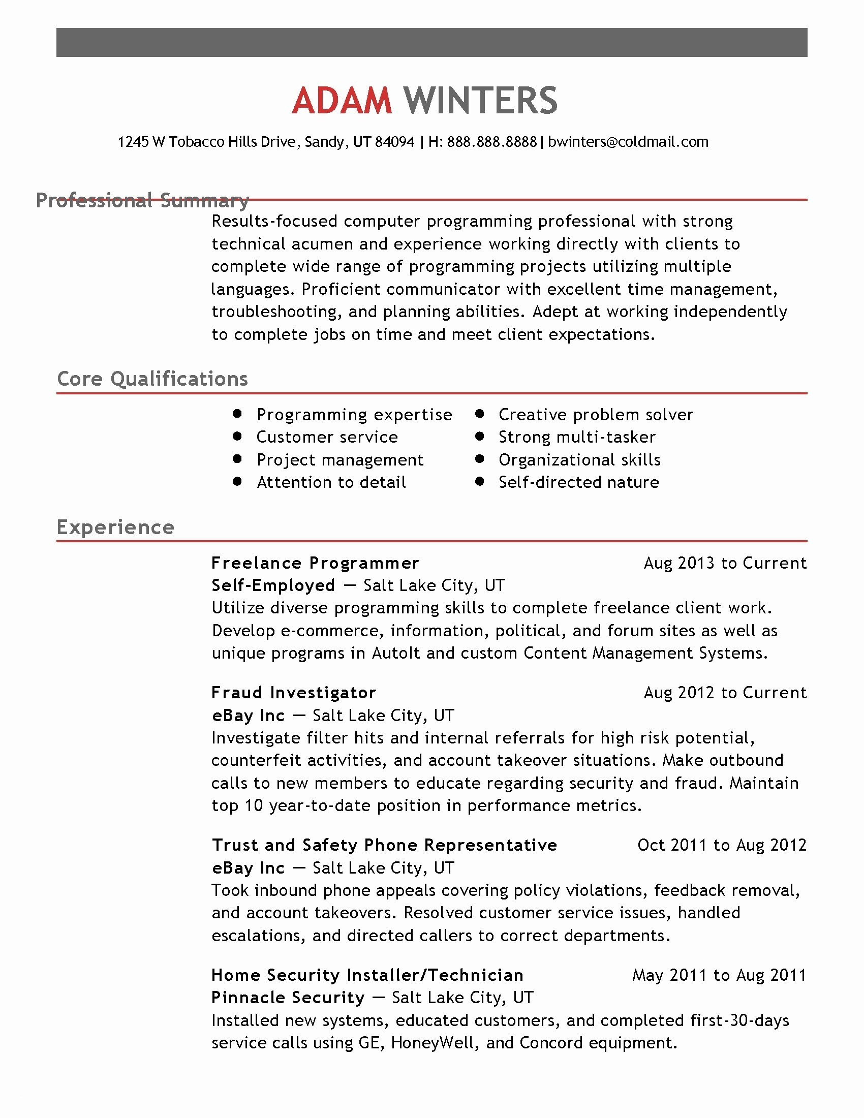 Resume Summary Examples Good Resume For Customer Service List Of Resume Summary Examples For