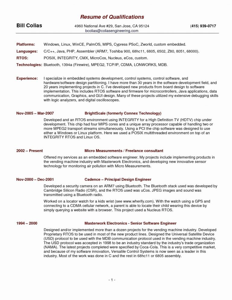 A Guidance to Write a Good Resume - Resume Summary Statement Resume Summary Statement New Resume Personal Statement Luxury 19 768x994 