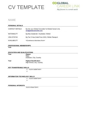 Resume Template For Word Free Basic Blank Resume Template Word Avione