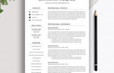 Resume Templates For Word Plannermarket Resume Templates Images The Samantha Resume 1 Page Resume resume templates for word|wikiresume.com