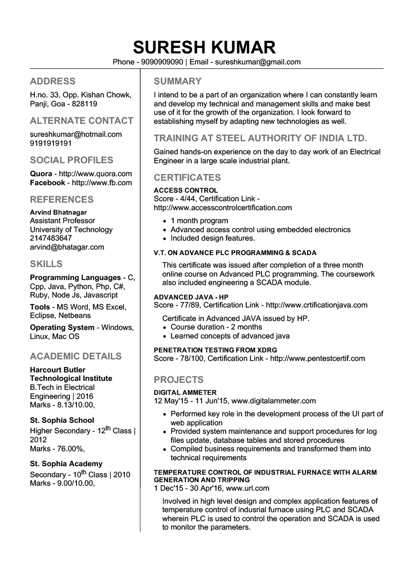 Resume Templates Free Download Executive Traditional resume templates free download|wikiresume.com