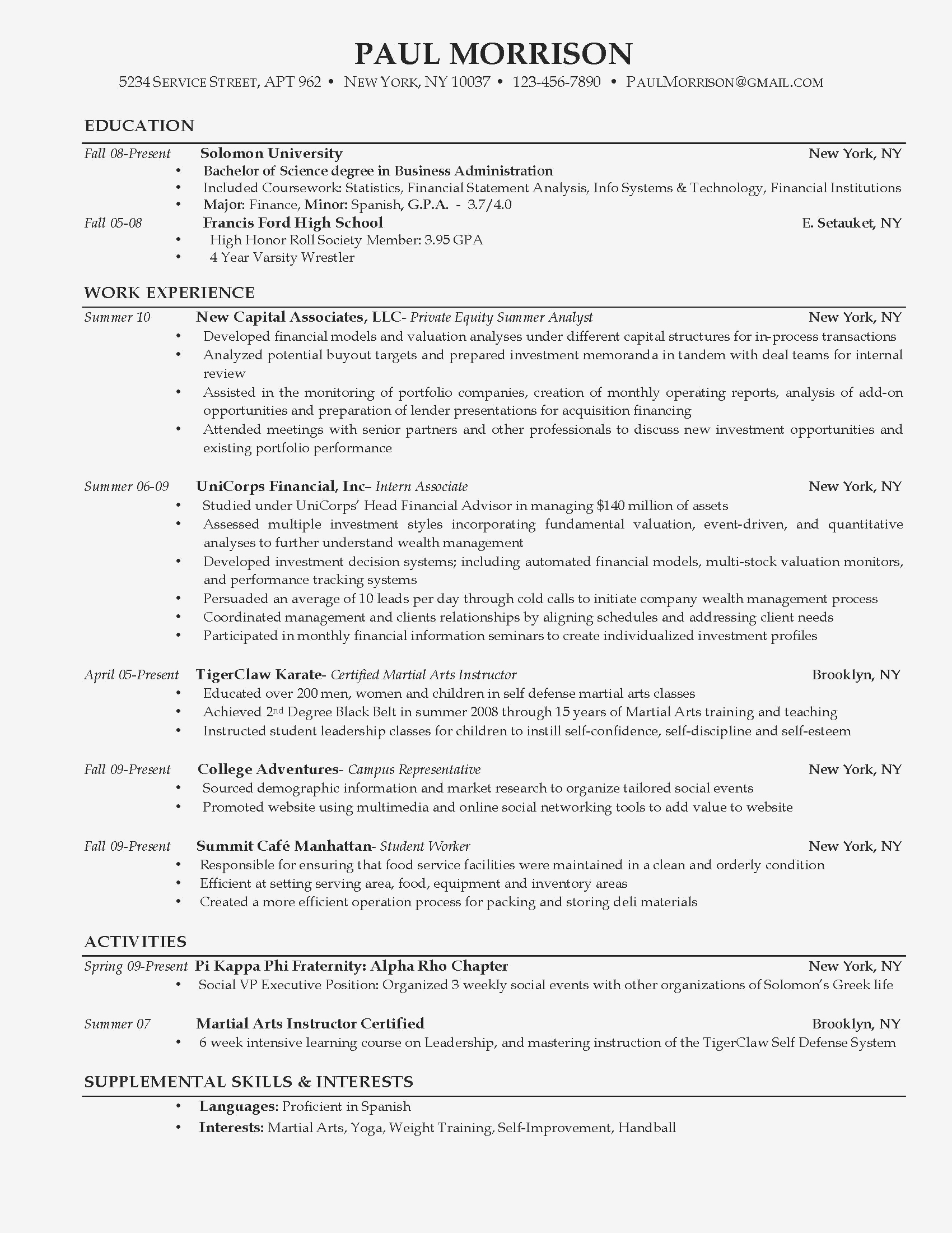 Resume Templates Microsoft Word College Student Resume Templates Microsoft Word New Microsoft Works Martial Arts Instructor Sample Resume Of Martial Arts Instructor Sample Resume resume templates microsoft word|wikiresume.com