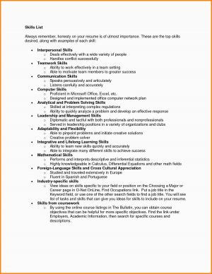 Resume Tips Skills 20 Remarkable Excel Skills Resume Examples