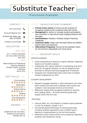 Resume Tips Skills The Functional Resume Template Examples Writing Guide Rg