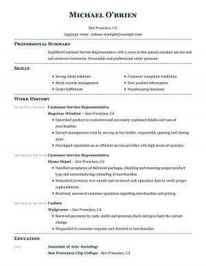 Resume Words To Use Customer Service Representative Examples Samples