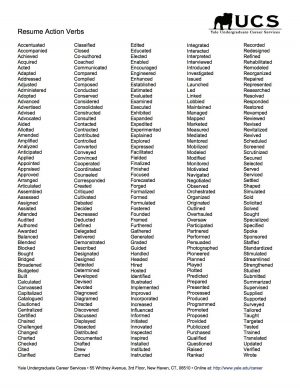 Resume Words To Use Powerful Words To Use In A Resume Good Action Verbs For Get Your
