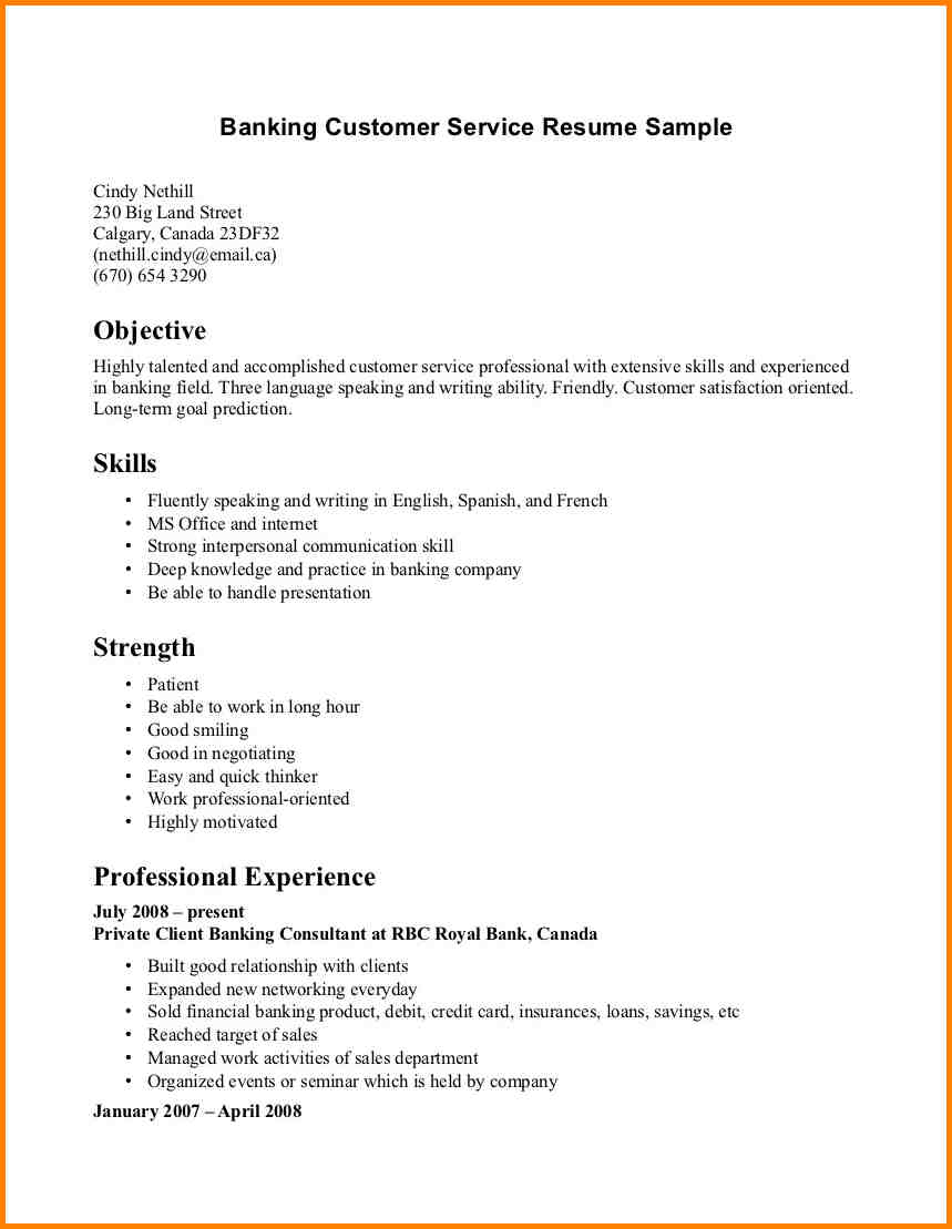 Resumes Examples Customer Service 6 Resume Examples For Customer Service Happy Tots