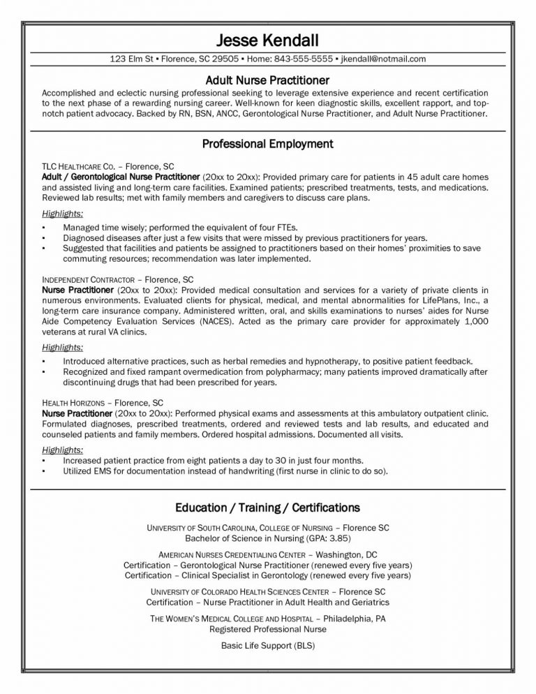 Rn Resume Examples - wikiresume.com