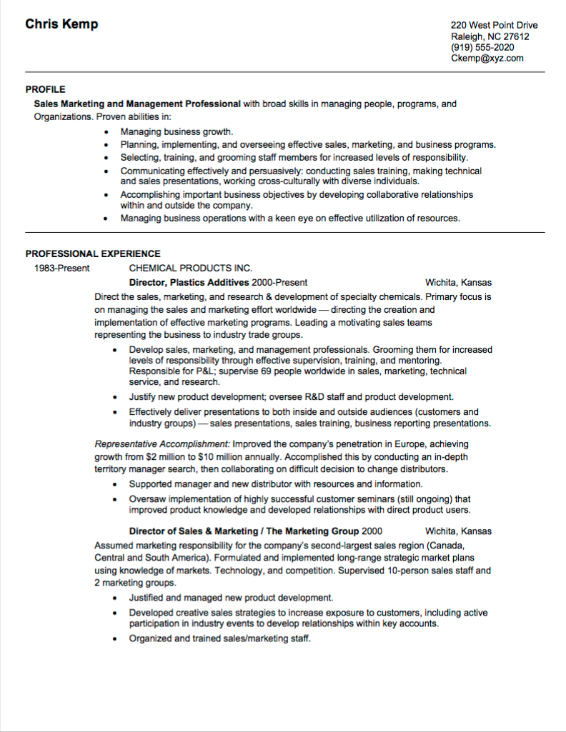 Sales Resume Examples 10 Sales Resume Samples Hiring Managers Will Notice