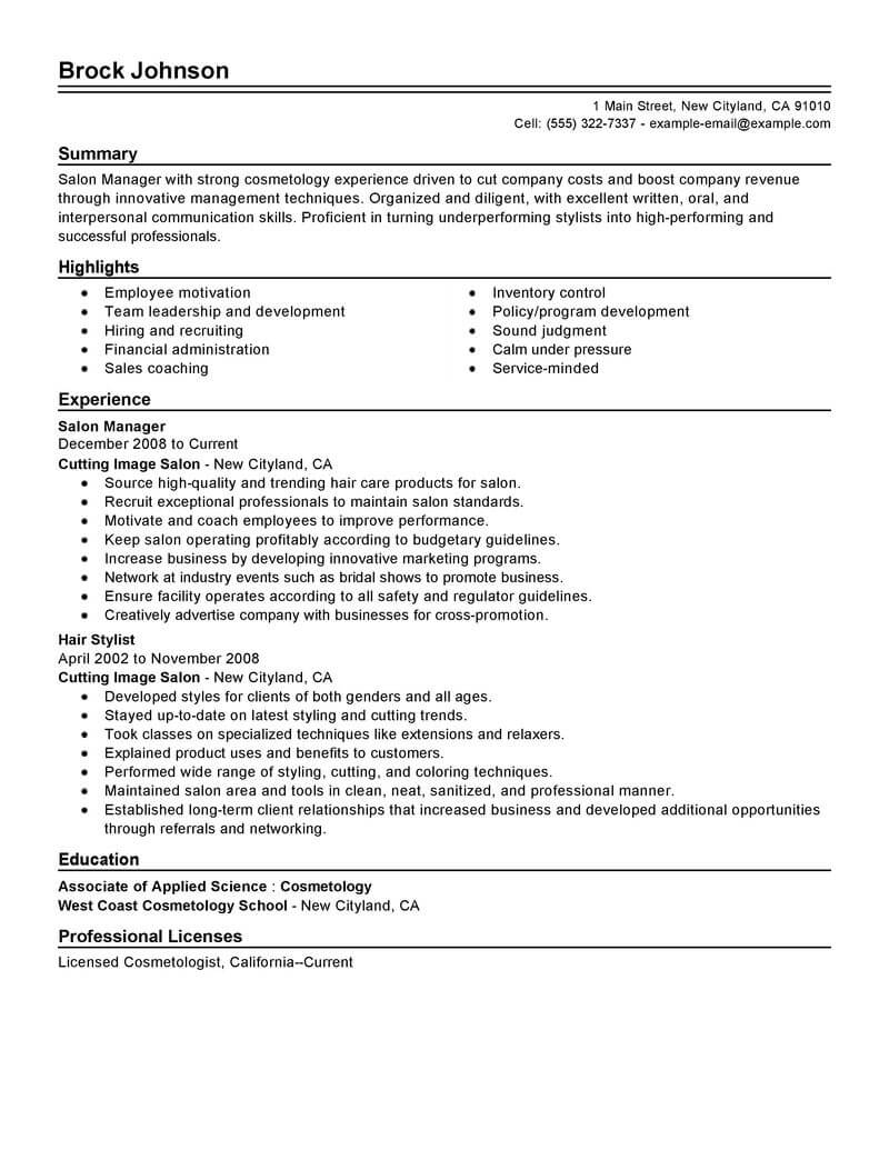 Sales Resume Examples 11 Amazing Sales Resume Examples Livecareer