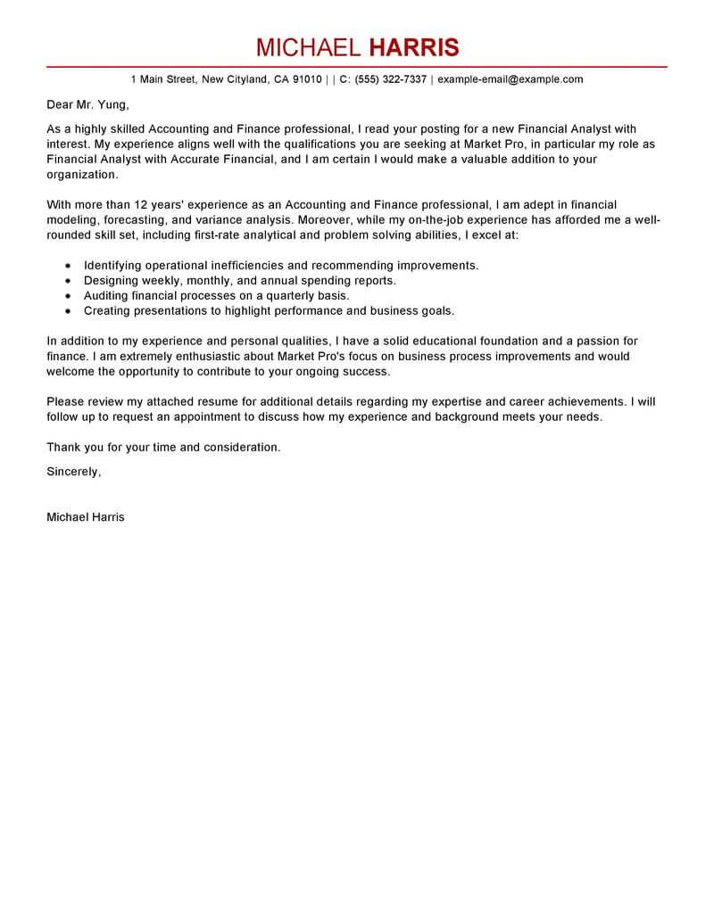 Sample Cover Letter Accounting Finance Accounting Finance Modern 800x1035 sample cover letter|wikiresume.com