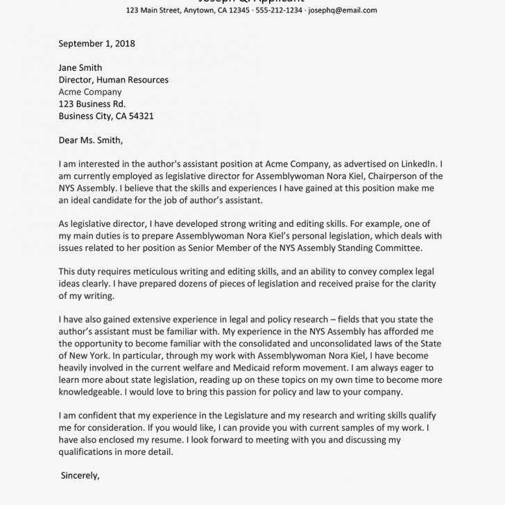 Sample Cover Letter For Resume - wikiresume.com