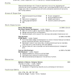 Samples Of Resumes Examples Resumes Web Developer Resume Example Emphasis 2 Expanded 2 samples of resumes|wikiresume.com
