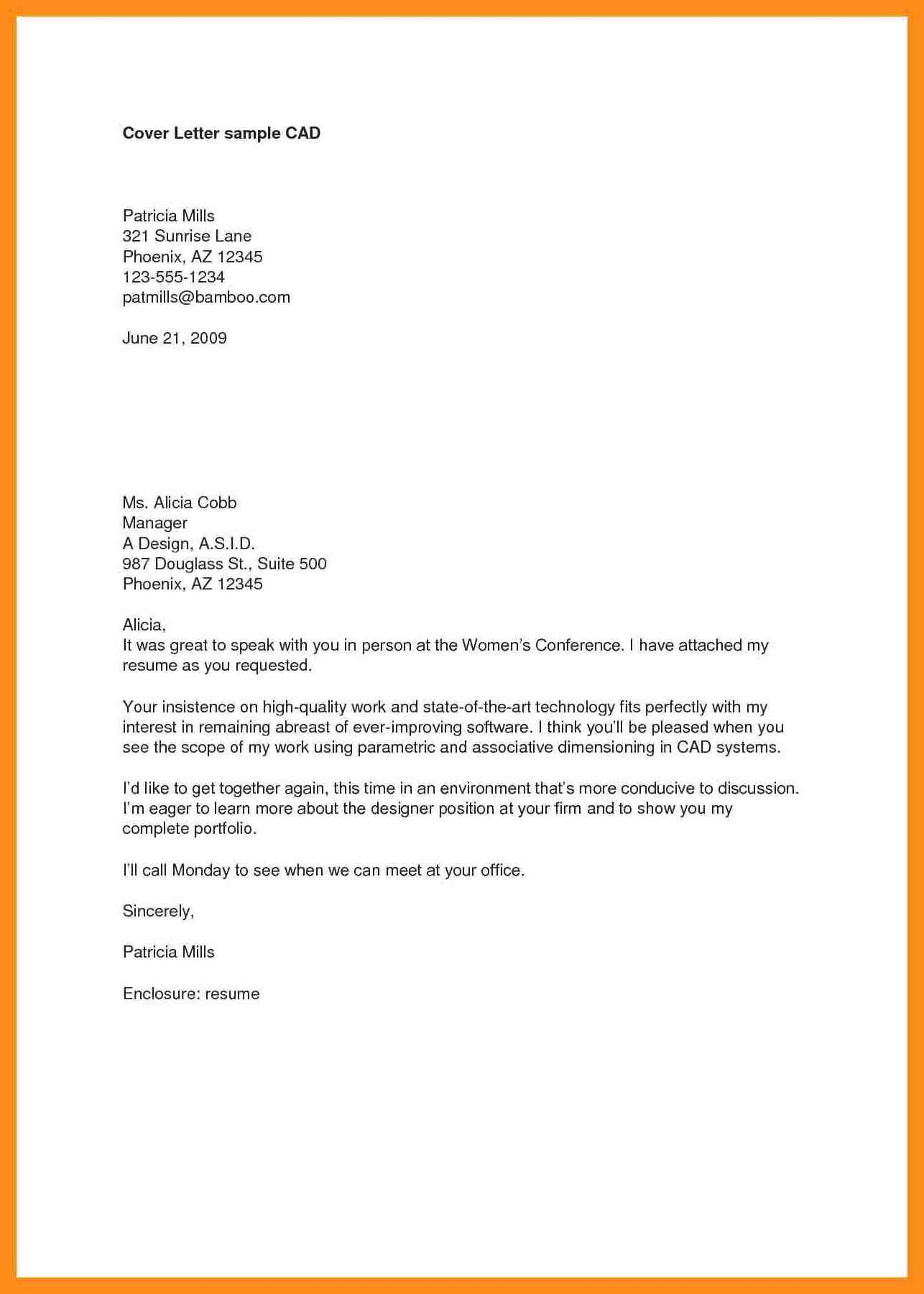 Simple Cover Letter Example 6 7 Simple Cover Letter Sample Salescv