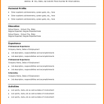 Simple Resume Template Cv Template Basic Simple Resume Templates Office Template Word Harvard Forms Samples For Pages Emt Basic Resumes Blank Free Download Job Microsoft 1 simple resume template|wikiresume.com