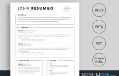 Simple Resume Template Miltiades Free Simple Resume Template With Framed Parts Resumgo simple resume template|wikiresume.com