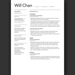 Skills For A Resume 5bed61386b362b636bafa746 Will Chan Resume Example skills for a resume|wikiresume.com