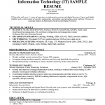 Skills For A Resume It Resume Sample Skills skills for a resume|wikiresume.com