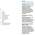 Skills For A Resume Skills Experiences Data Science Resume 1 1 skills for a resume|wikiresume.com