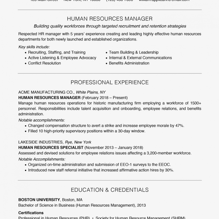 Skills On A Resume - wikiresume.com