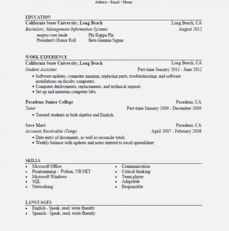 Skills To List On Resume - Wikiresume.com