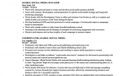 Social Media Resume Global Social Media Resume Sample social media resume|wikiresume.com
