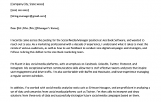 Social Media Resume Social Media Cover Letter Example Template social media resume|wikiresume.com