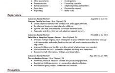Social Work Resume Adoptions Social Worker Social Services Emphasis 3 social work resume|wikiresume.com