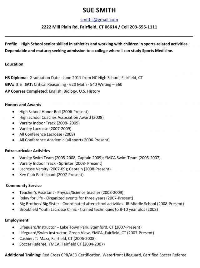 Student Resume Template Community Service Resume Math High School Student Resume Template Community Service Resume Math High School